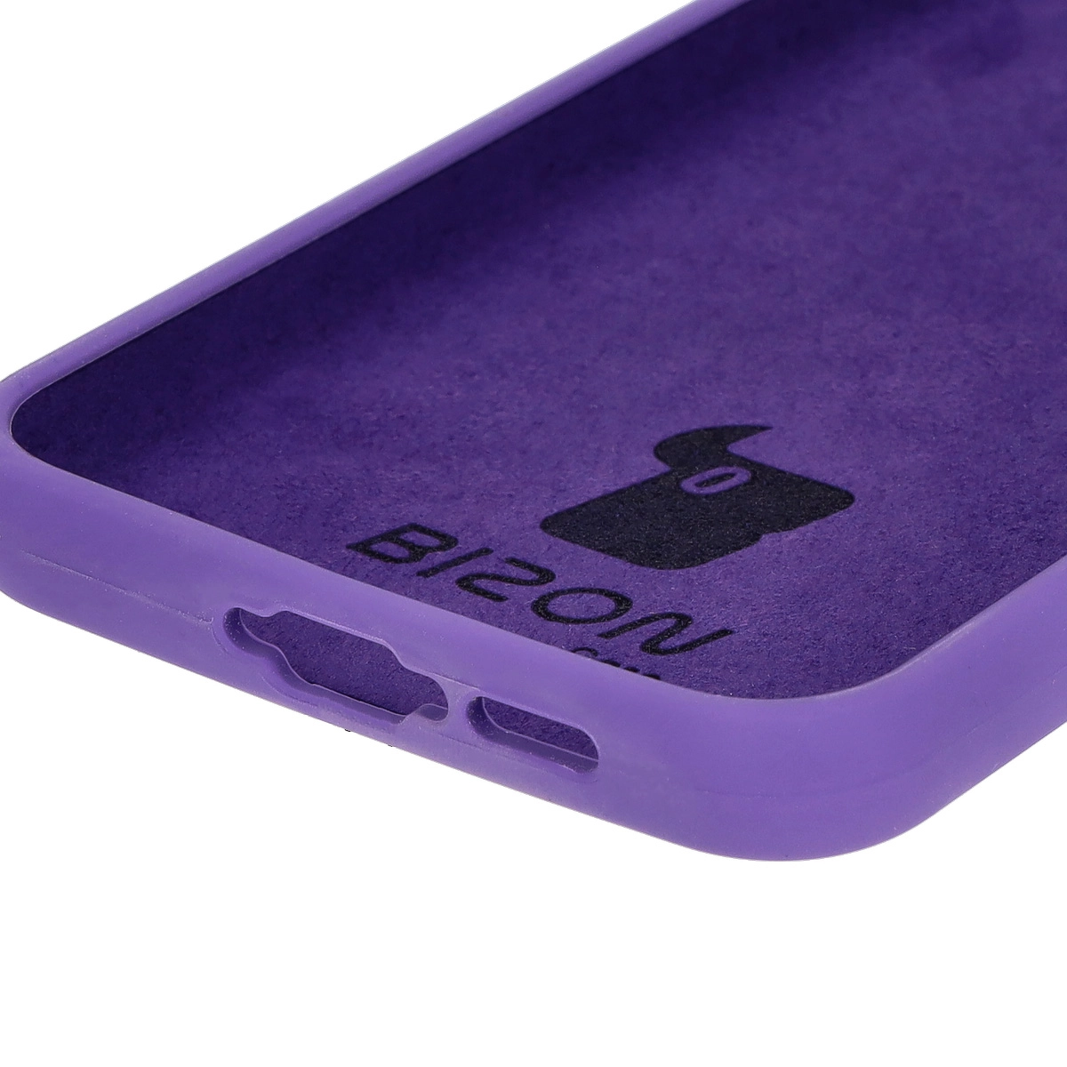 Etui Bizon Silikonowe Soft do Galaxy A55 5G Fioletowy