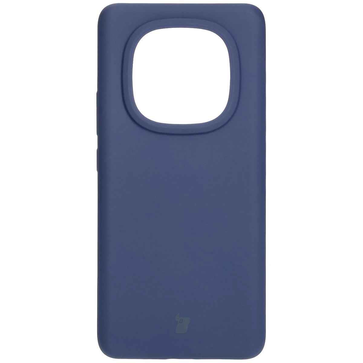 Etui Bizon Silikonowe Soft do Xiaomi Redmi Note 14 Pro Plus 5G Ciemno-niebieski