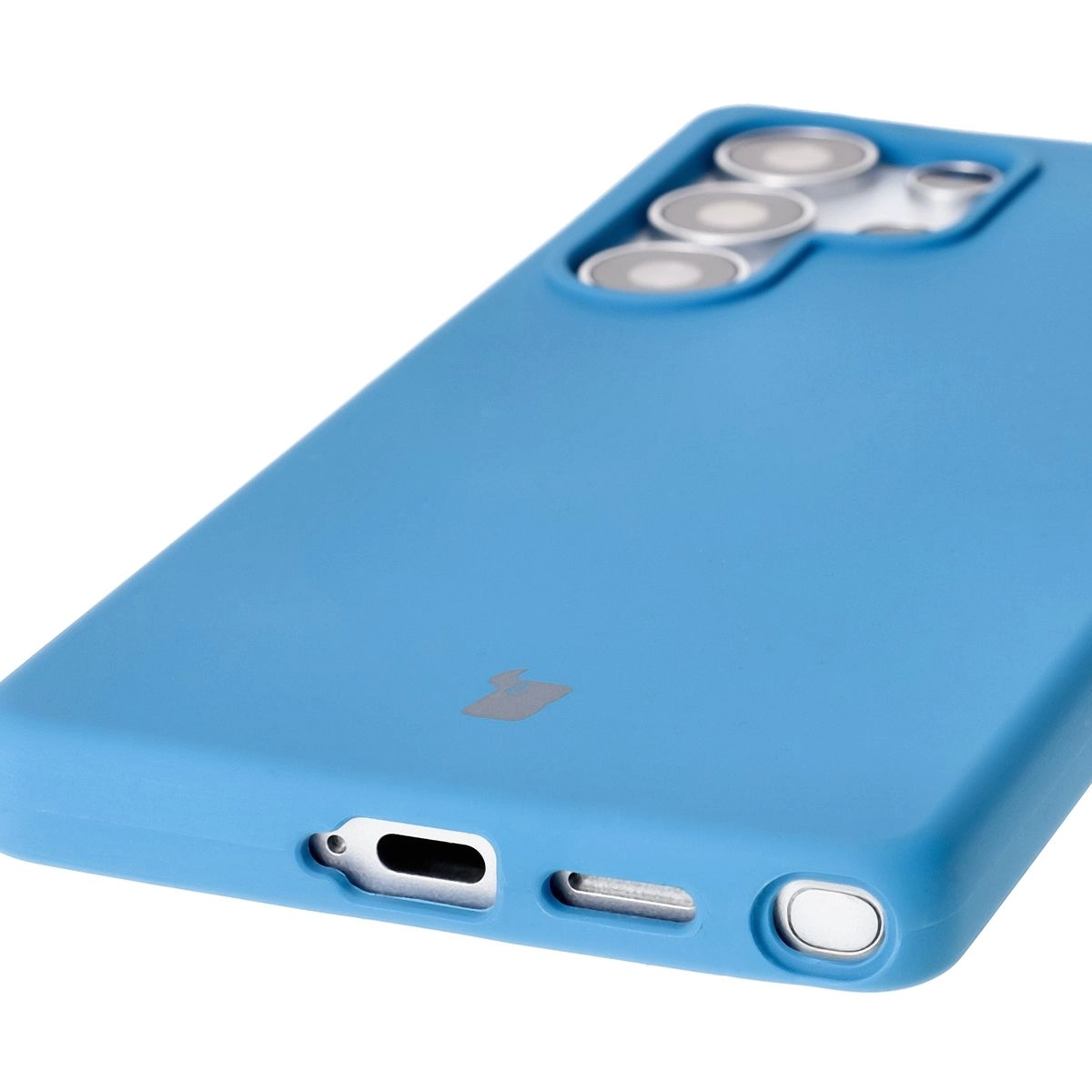 Etui Bizon Silikonowe Soft do Galaxy S25 Ultra Niebieski