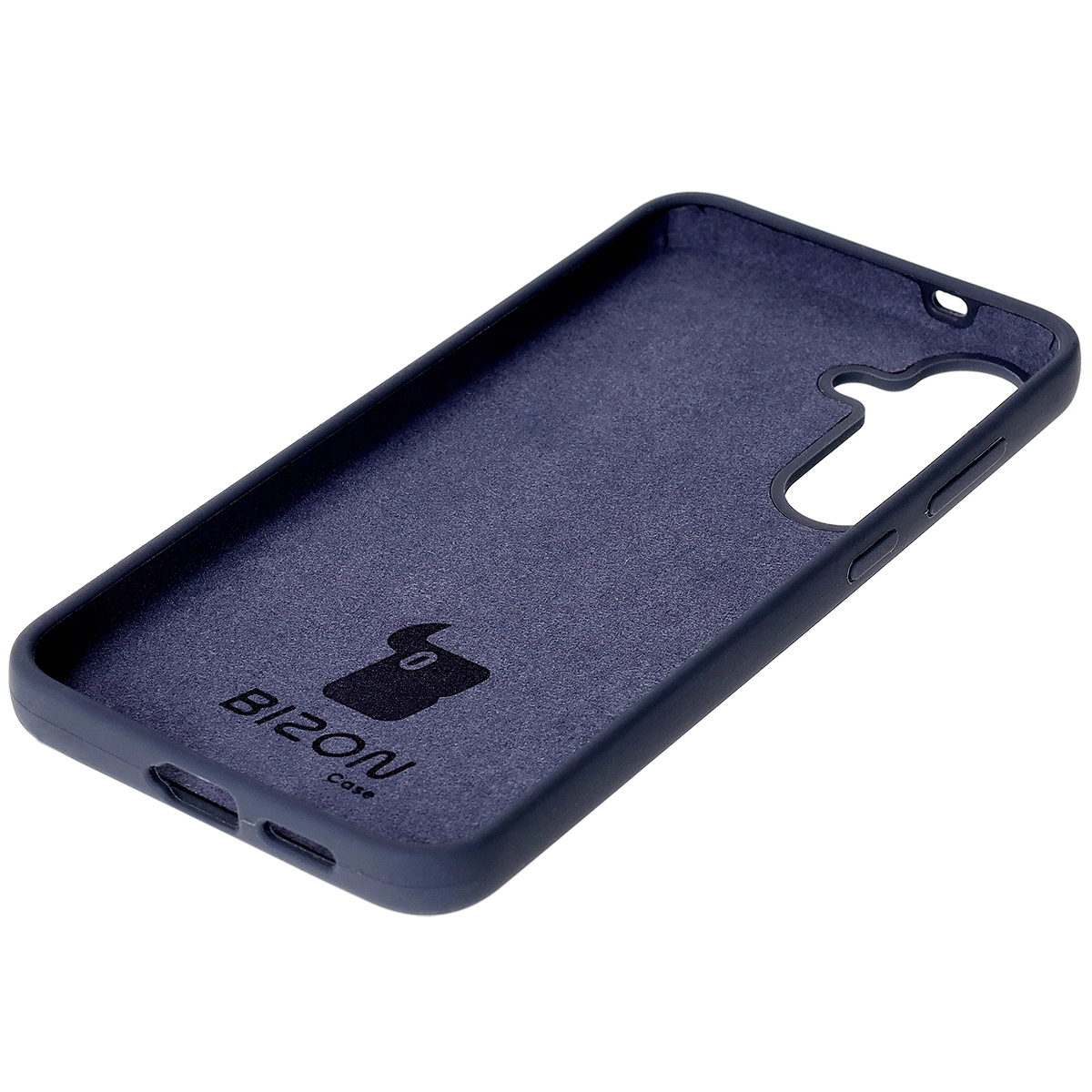 Etui Bizon Silikonowe Soft do Galaxy S25 Plus Ciemno-niebieski