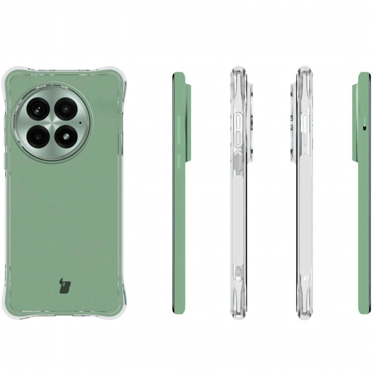 Etui Bizon Elastyczne Salpa do OnePlus 13 Przezroczysty