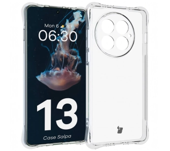 Etui Bizon Elastyczne Salpa do OnePlus 13 Przezroczysty