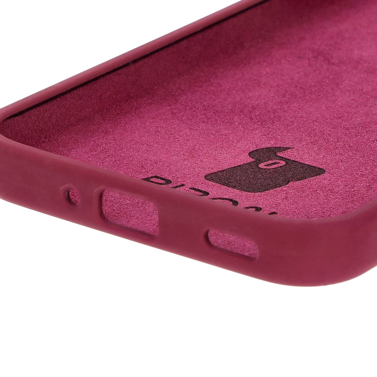 Etui Bizon Silikonowe Soft do Galaxy M35 5G Ciemno-fioletowy