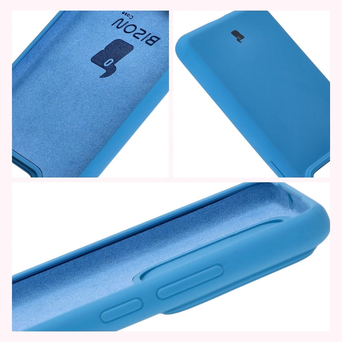 Etui Bizon Silikonowe Soft do Realme GT 7 Pro Niebieski