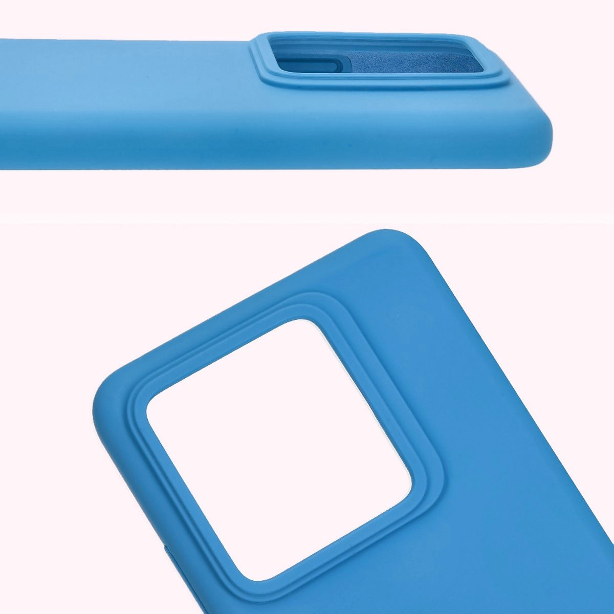 Etui Bizon Silikonowe Soft do Realme GT 7 Pro Niebieski