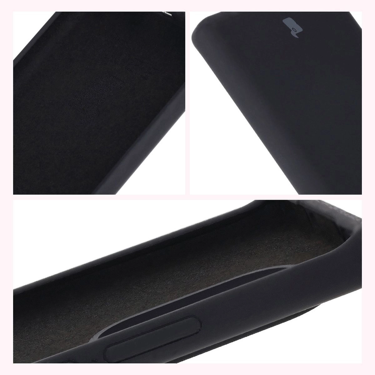 Etui Bizon Silikonowe Soft do Realme GT 6/6T/Neo 6/Neo 6 SE Czarny