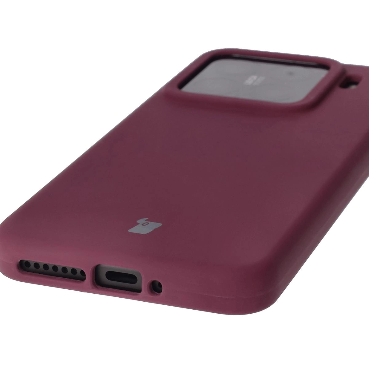 Etui Bizon Silikonowe Soft do Xiaomi 15 Ciemno-fioletowy