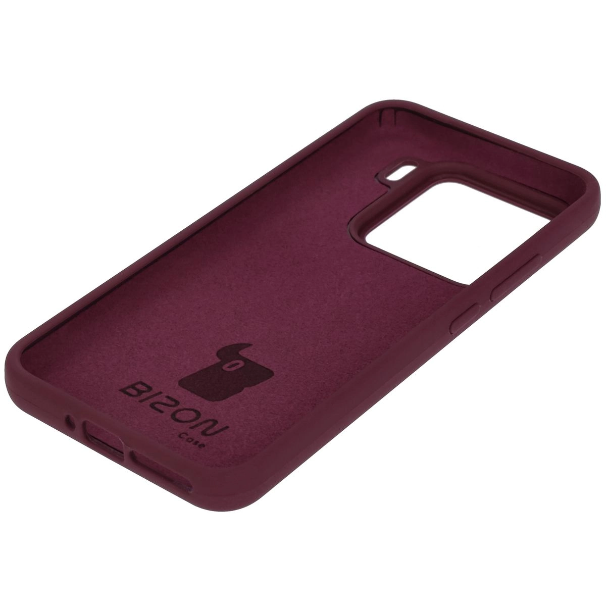 Etui Bizon Silikonowe Soft do Xiaomi 15 Ciemno-fioletowy