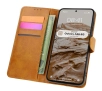 Etui Bizon z klapką Pocket do Galaxy A36 5G Brązowy