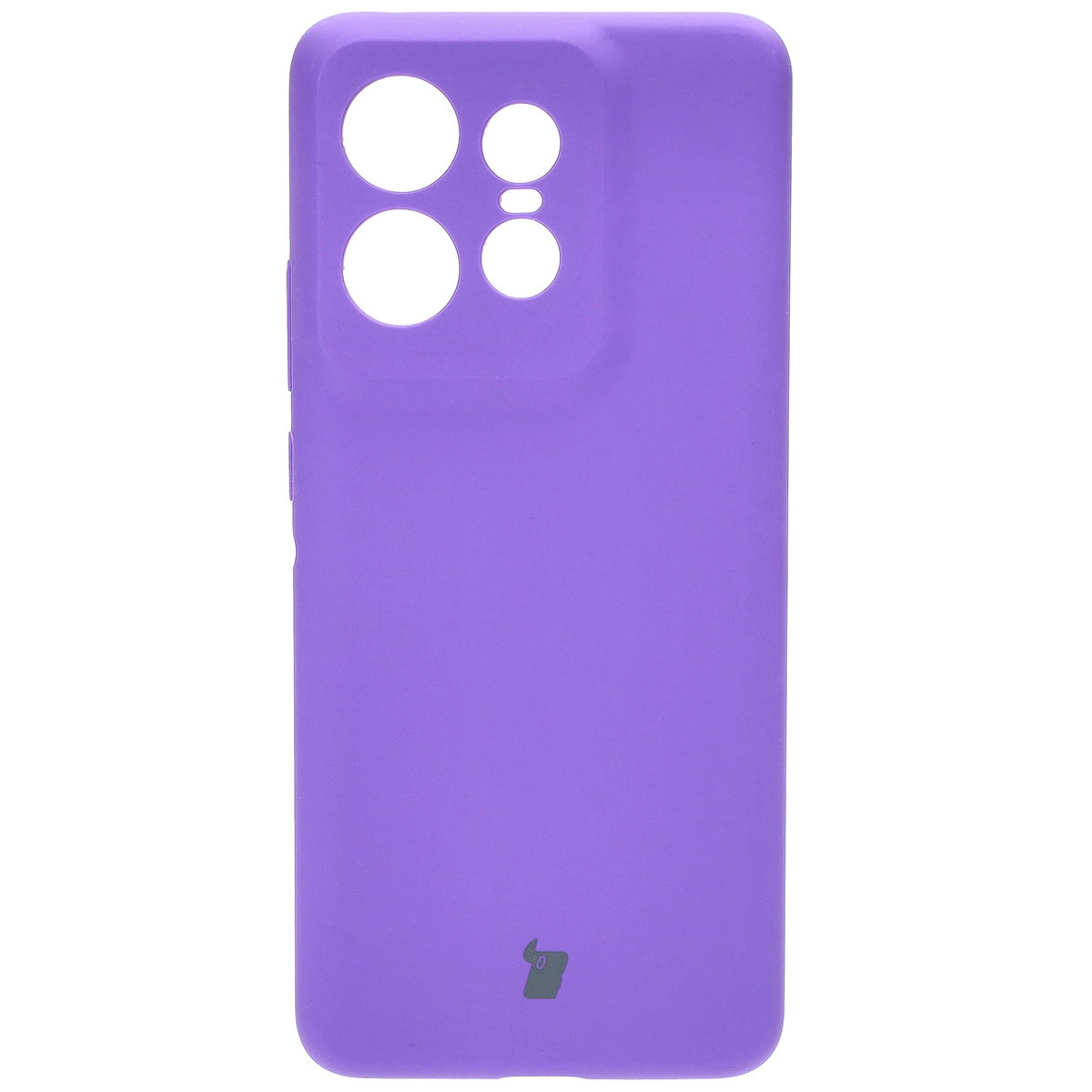 Etui Bizon Silikonowe Soft do Motorola Edge 50 Pro Fioletowy