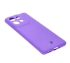 Etui Bizon Silikonowe Soft do Motorola Edge 50 Pro Fioletowy