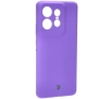 Etui Bizon Silikonowe Soft do Motorola Edge 50 Pro Fioletowy