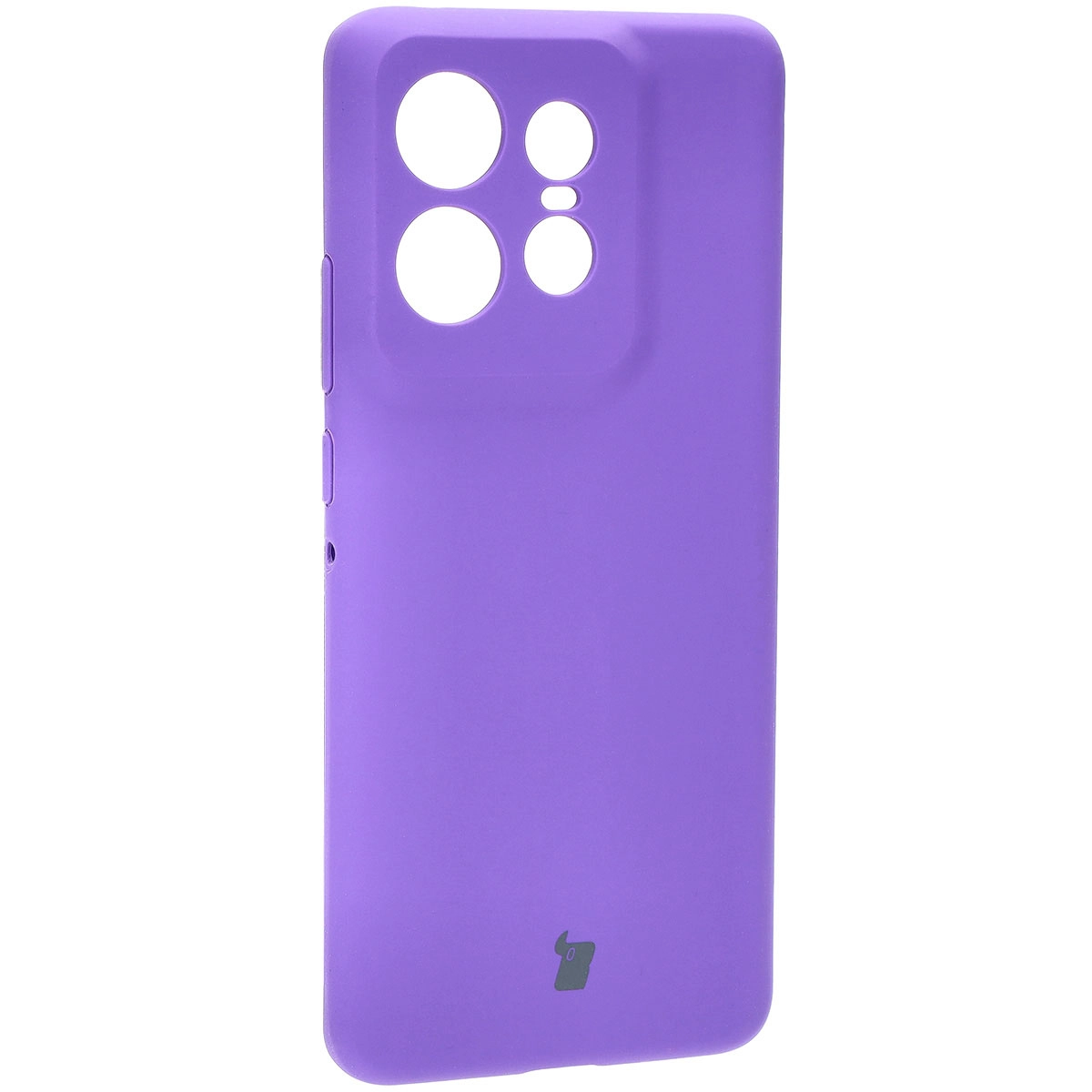Etui Bizon Silikonowe Soft do Motorola Edge 50 Pro Fioletowy