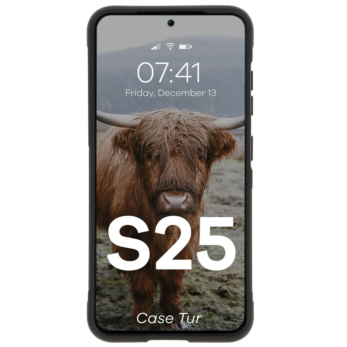 Etui Bizon Tur do Galaxy S25 Czarny