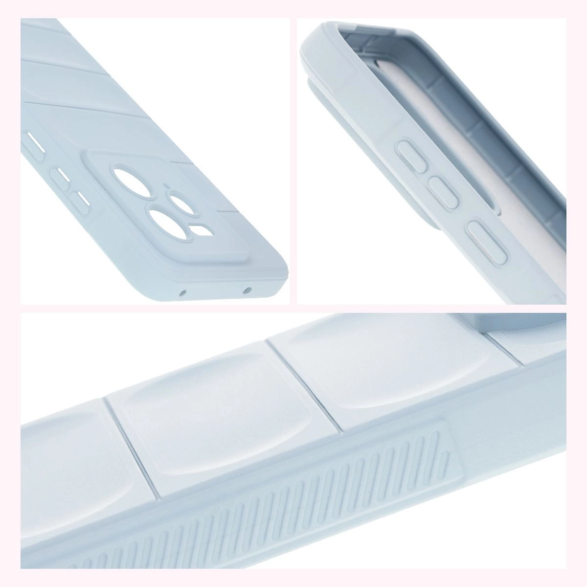Etui Bizon Tur do Realme GT 7 Pro Jasnoniebieskie