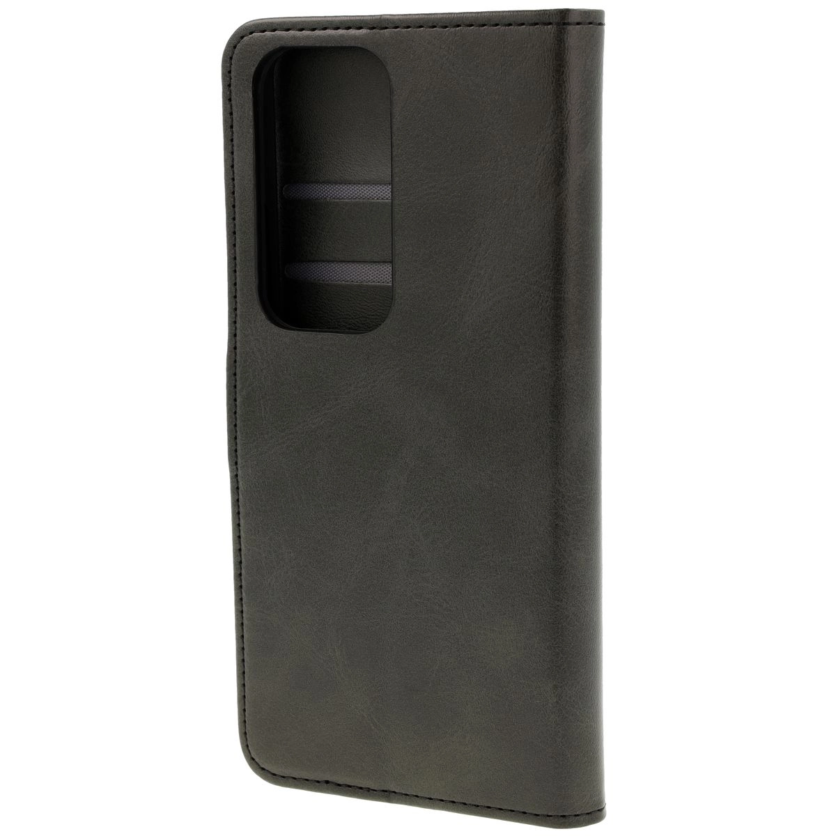 Etui Bizon z klapką Pocket do Oppo Reno 12 Pro Czarny