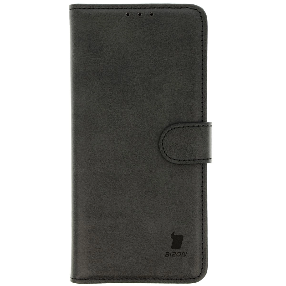 Etui Bizon z klapką Pocket do Oppo Reno 12 Pro Czarny