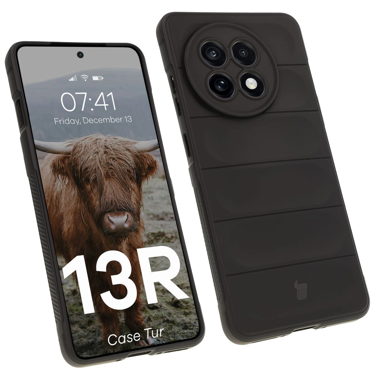 Etui Bizon Tur do OnePlus 13R Czarny