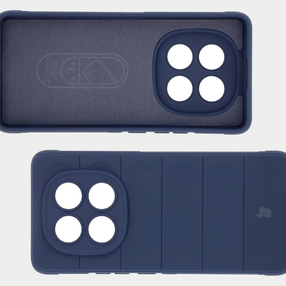 Etui Bizon Tur do Xiaomi Redmi Note 14 Pro 5G / Poco X7 Granatowy