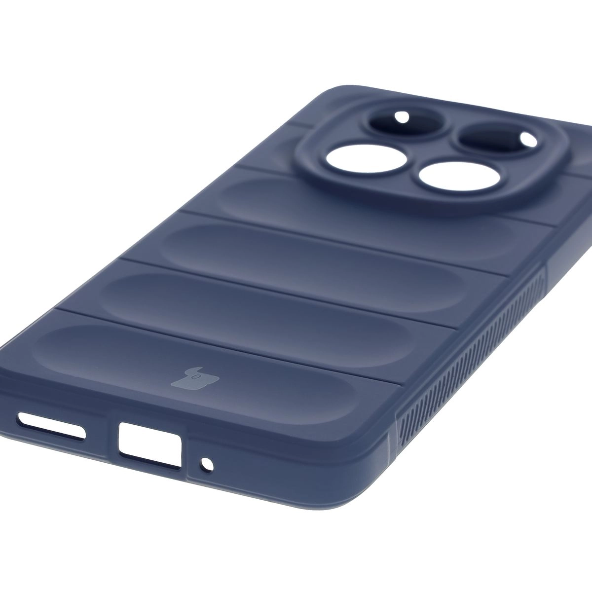 Etui Bizon Tur do Xiaomi Redmi Note 14 Pro 5G / Poco X7 Granatowy
