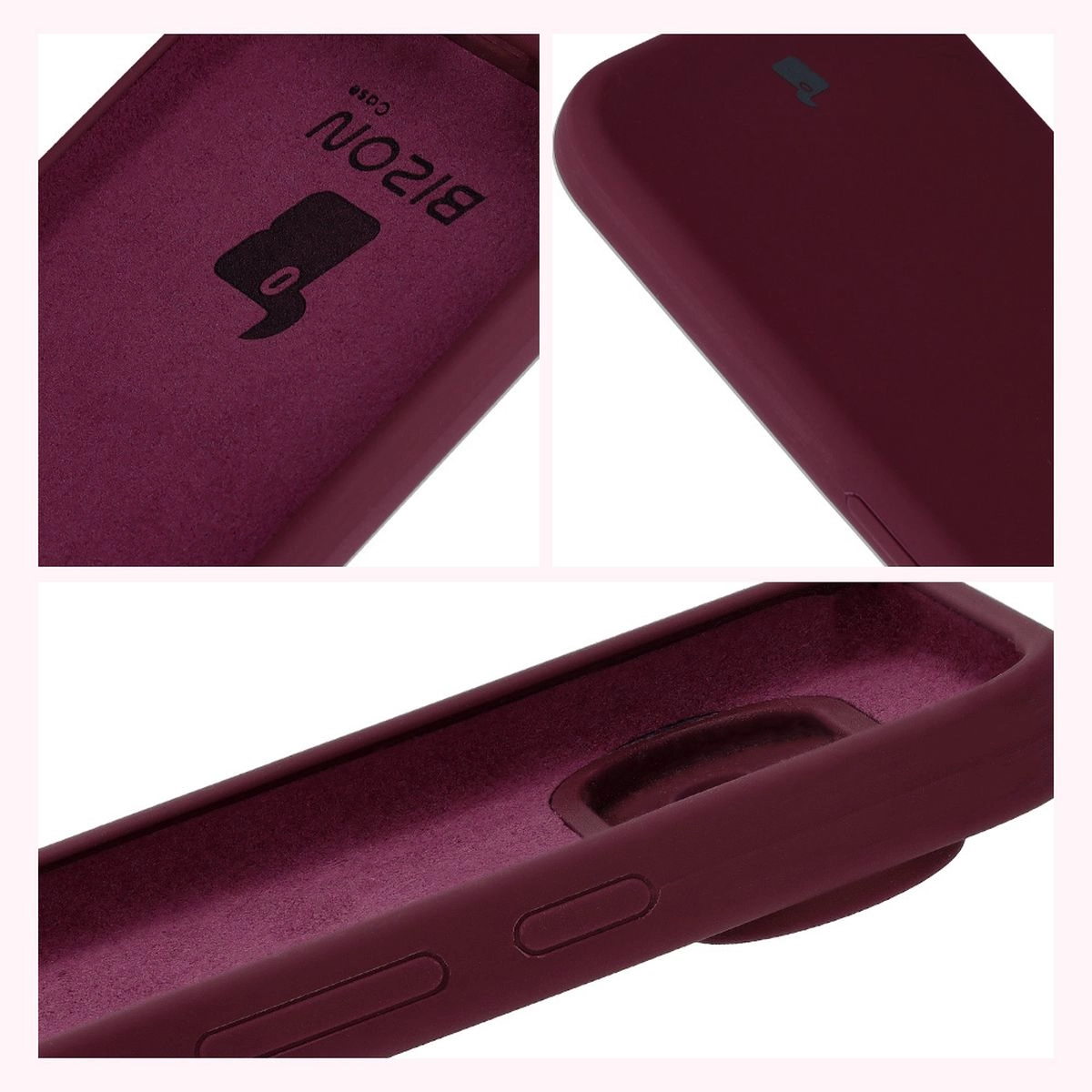 Etui Bizon Silikonowe Soft do Google Pixel 9 Ciemno-fioletowy