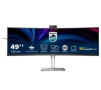 Monitor Philips 49B2U6900CH/00 z kamerą 49" 5K VA 75Hz 4ms Zakrzywiony