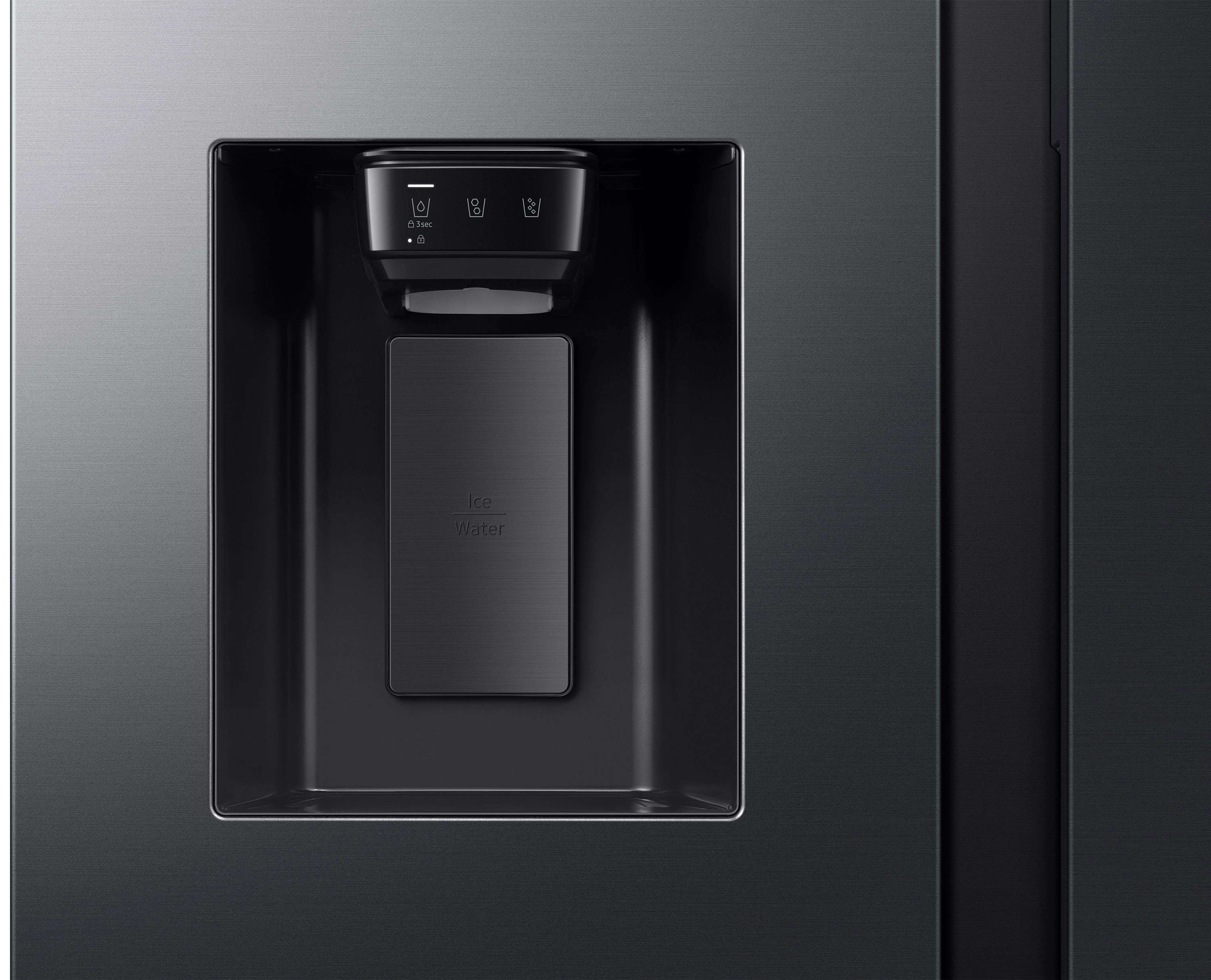 Lodówka Samsung SBS RS70F65KEFEO Pełny No Frost 178,4cm Kostkarka Komora świeżości Zdalne sterowanie Grafitowa stal