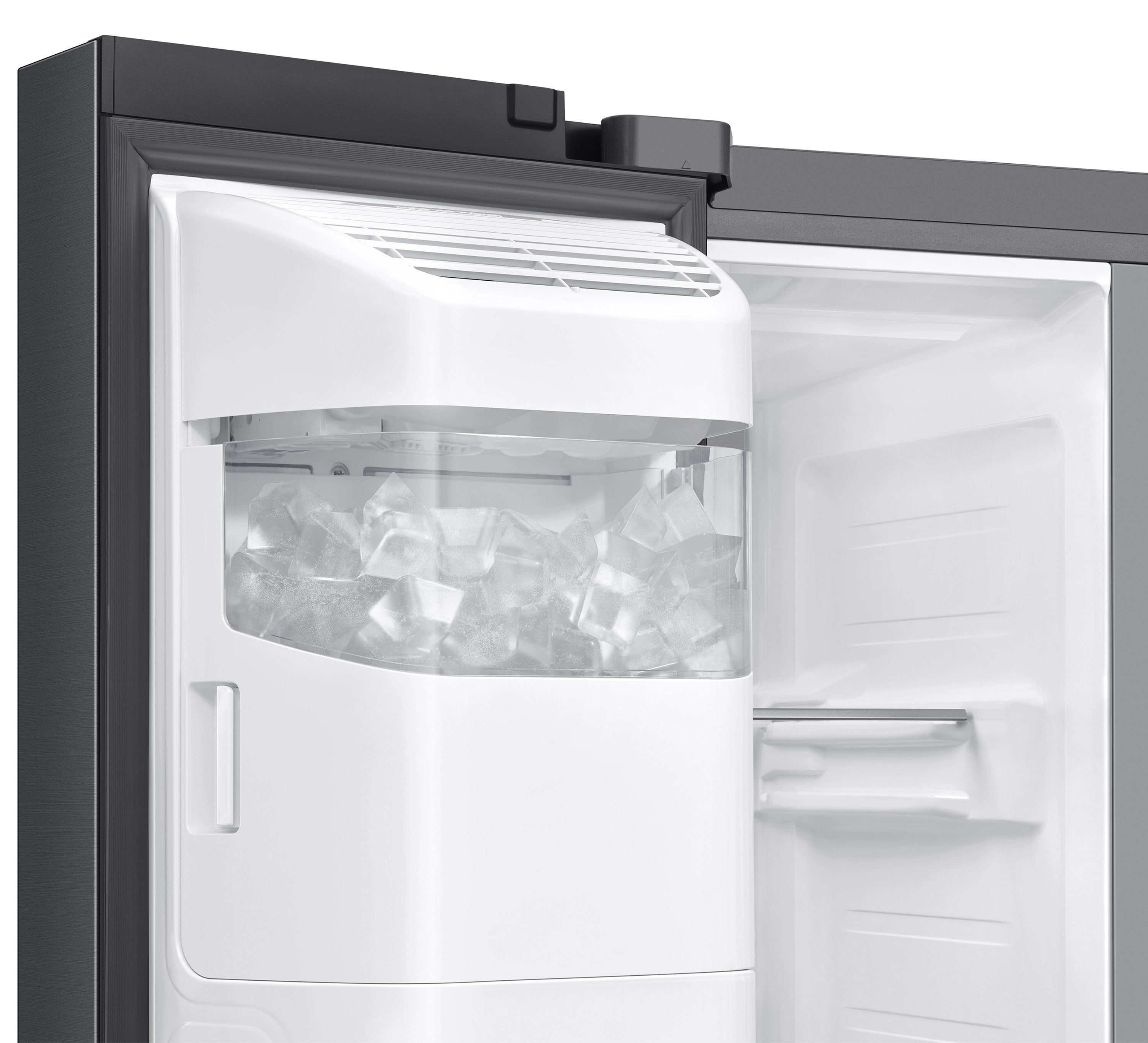 Lodówka Samsung SBS RS70F65KEFEO Pełny No Frost 178,4cm Kostkarka Komora świeżości Zdalne sterowanie Grafitowa stal