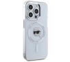 Etui Karl Lagerfeld  IML Metal Karl Head MagSafe do iPhone 15 Pro Max Biały