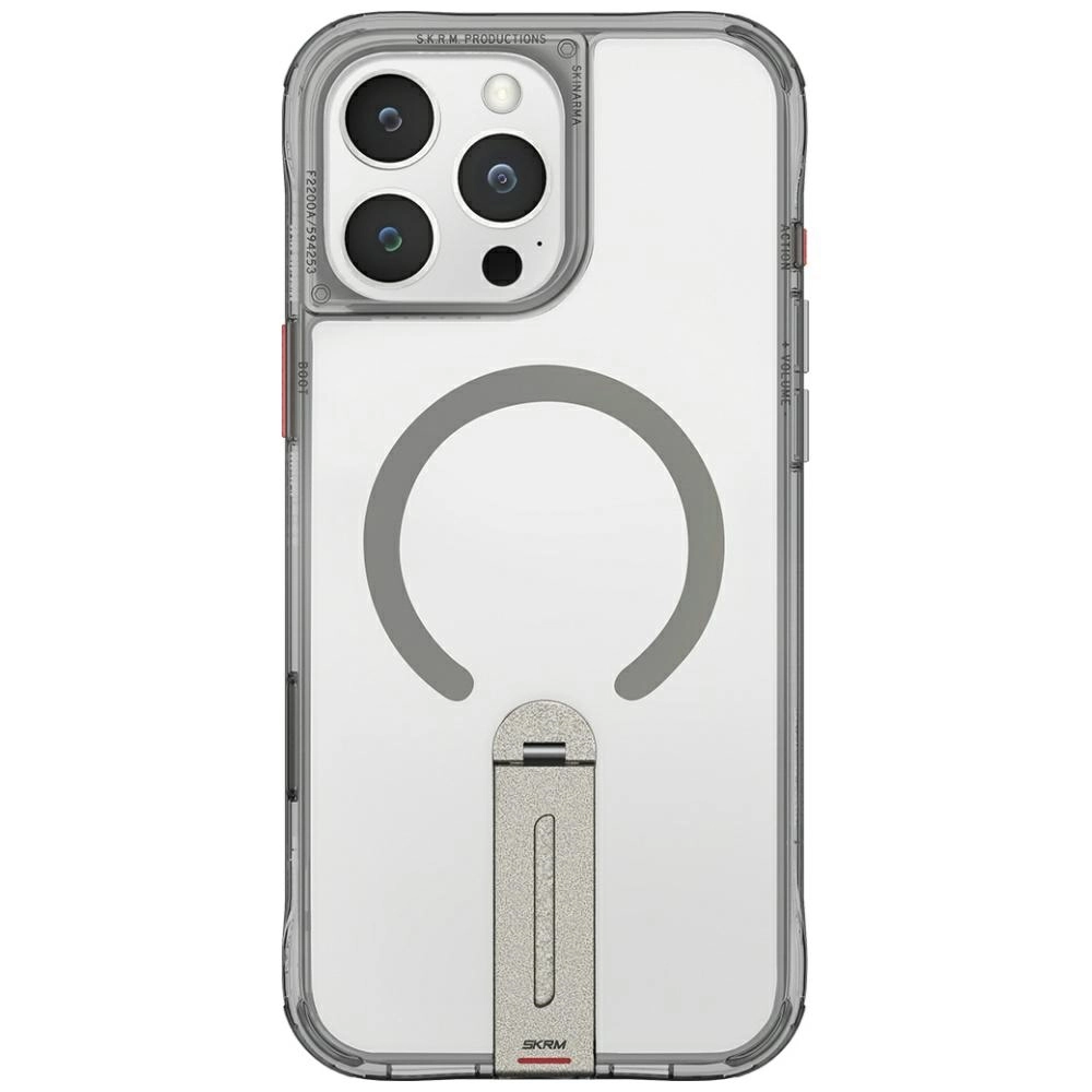 Etui Skinarma Helix Magnetic Charging 360 Rotating Stand do iPhone 16 Pro Titanium
