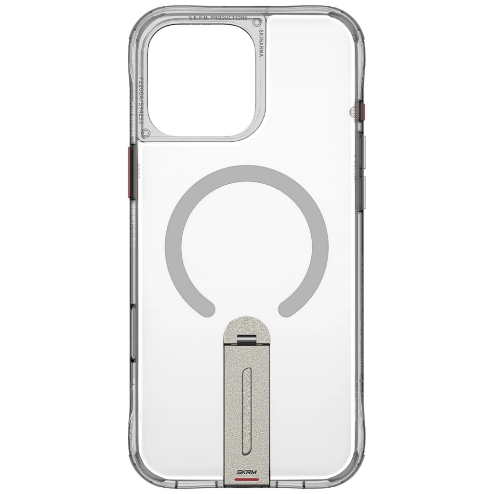 Etui Skinarma Helix Magnetic Charging 360 Rotating Stand do iPhone 16 Pro Titanium