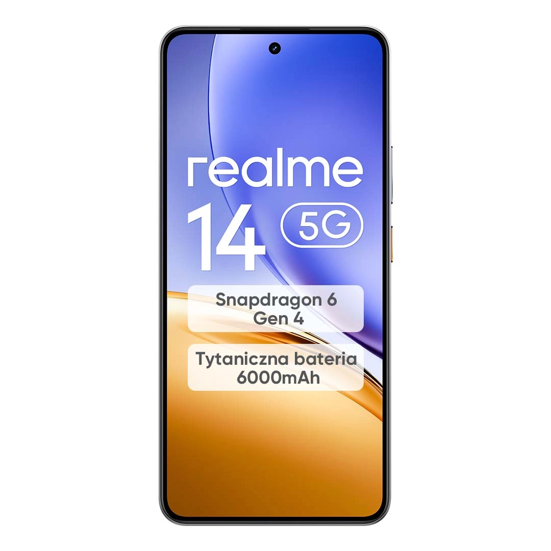 Smartfon realme 14 5G 12/256GB 6,67" 120Hz 50Mpix Srebrny