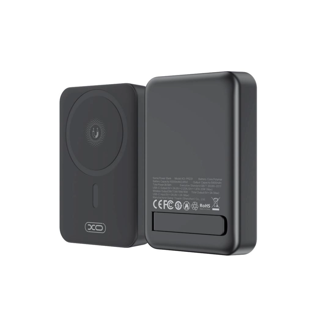 Powerbank XO Magnetic PR231 10000mAh 20W Czarny