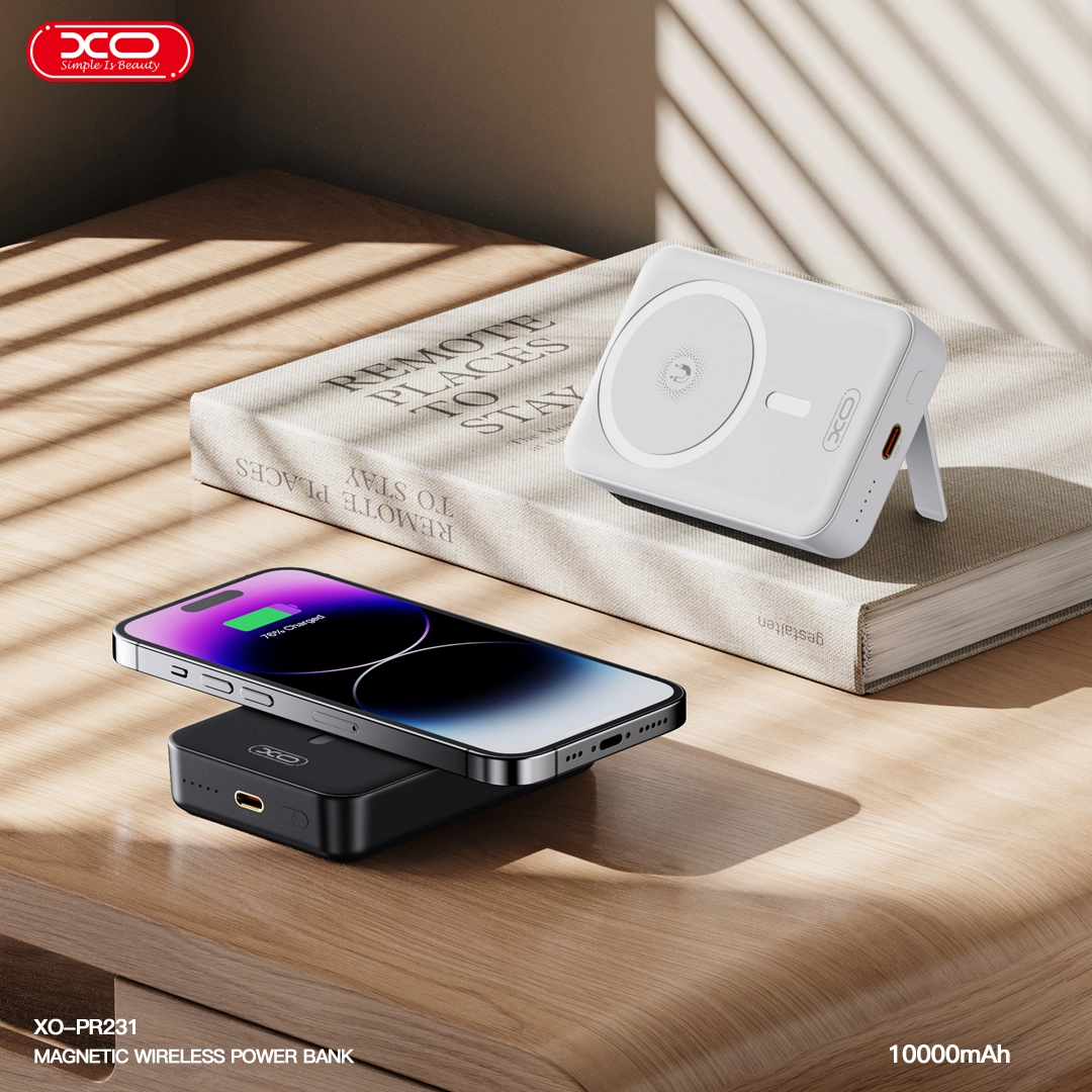 Powerbank XO Magnetic PR231 10000mAh 20W Czarny