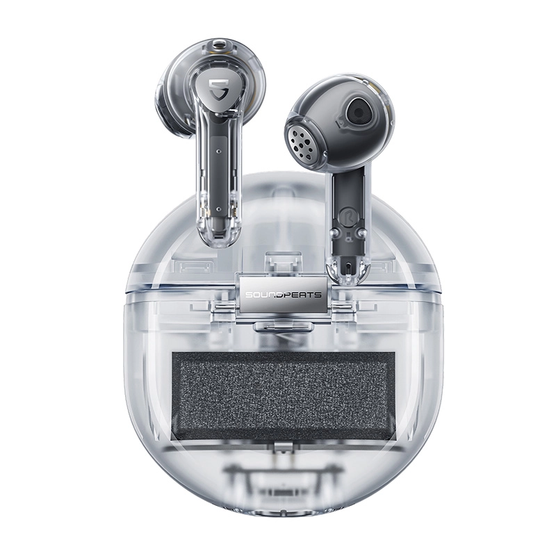 Słuchawki bezprzewodowe Soundpeats Air TP Douszne Bluetooth 5.3 Biały