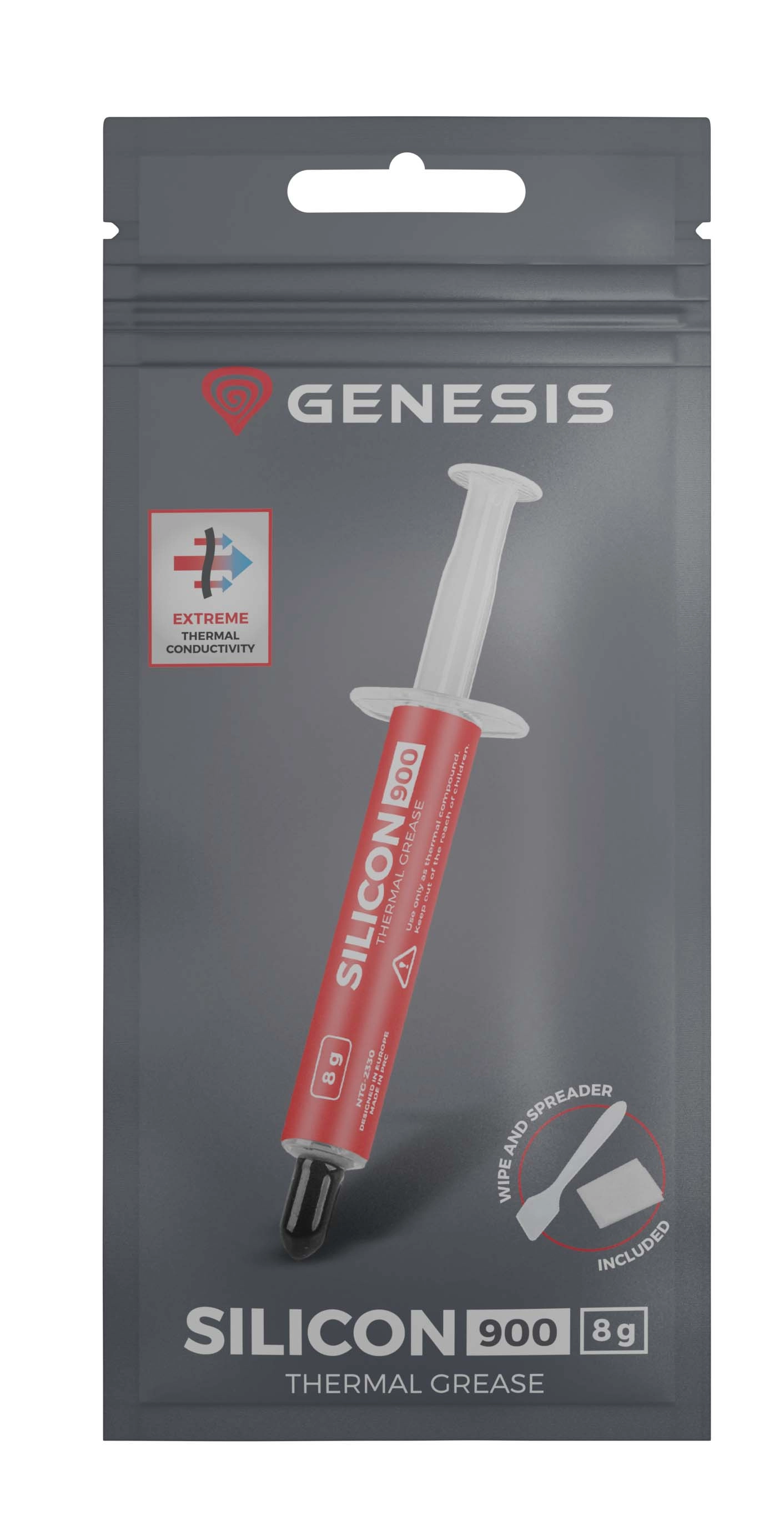 Pasta termoprzewodząca Genesis Silicon 900 8g