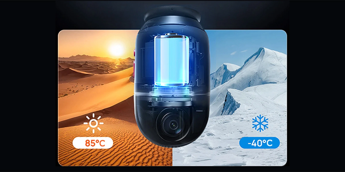 Wideorejestrator 70MAI X800 4K Dual Set + karta pamięci 256GB