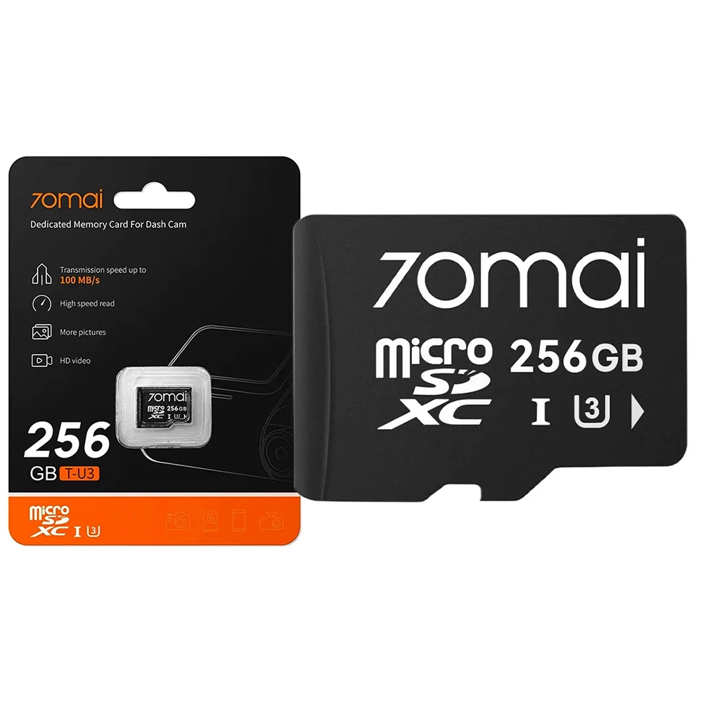 Wideorejestrator 70MAI X800 4K Dual Set + karta pamięci 256GB