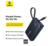Powerbank Baseus PicoGo Digital Display 10000mAh 45W Czarny