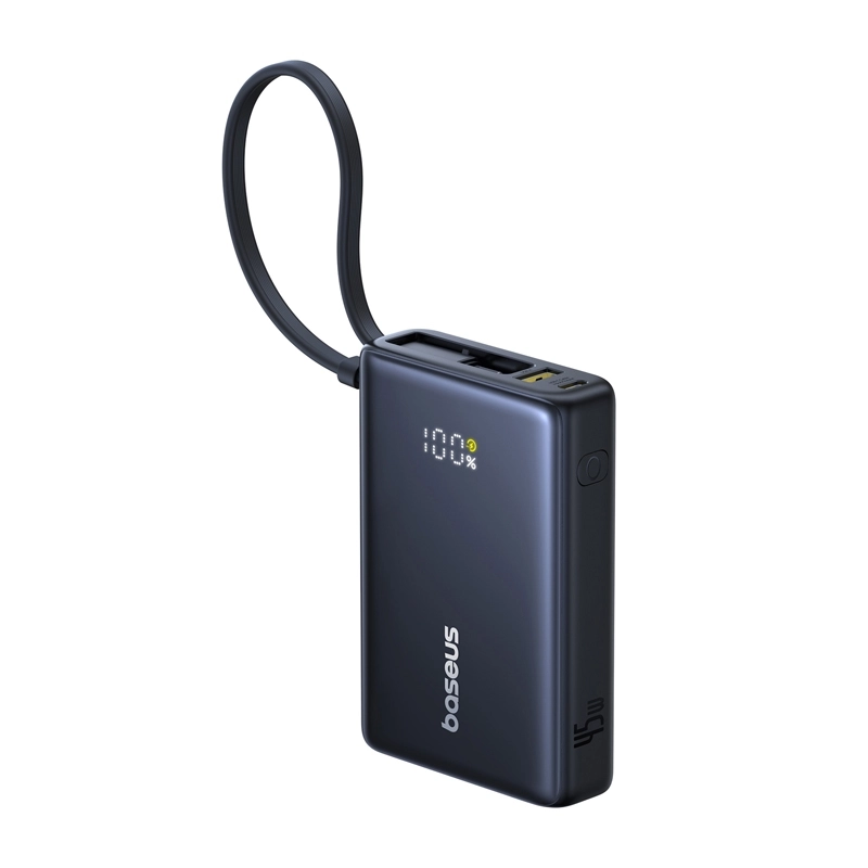 Powerbank Baseus PicoGo Digital Display 10000mAh 45W Czarny