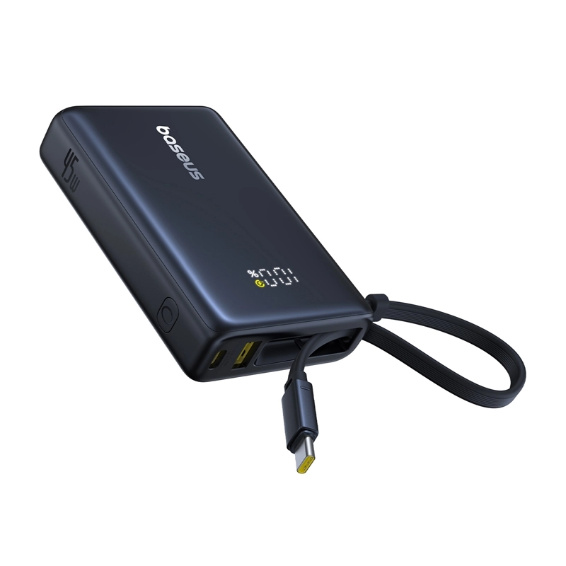 Powerbank Baseus PicoGo Digital Display 10000mAh 45W Czarny