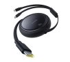 Kabel Baseus USB-C 2w1 Bright Mirror 100W 1m Czarny
