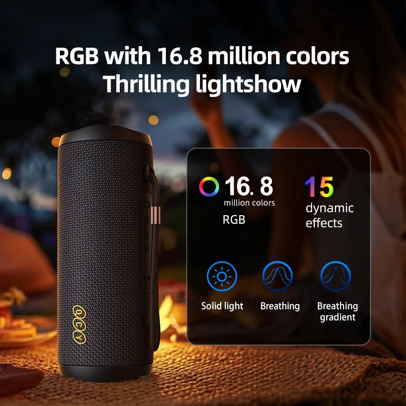 Głośnik Bluetooth QCY SP7 40W Czarny