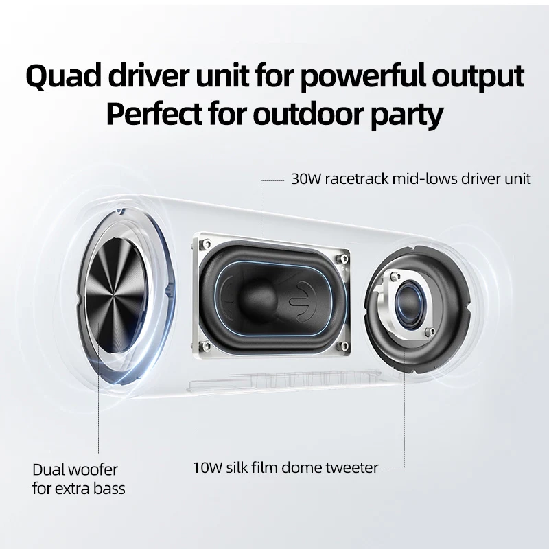 Głośnik Bluetooth QCY SP7 40W Czarny