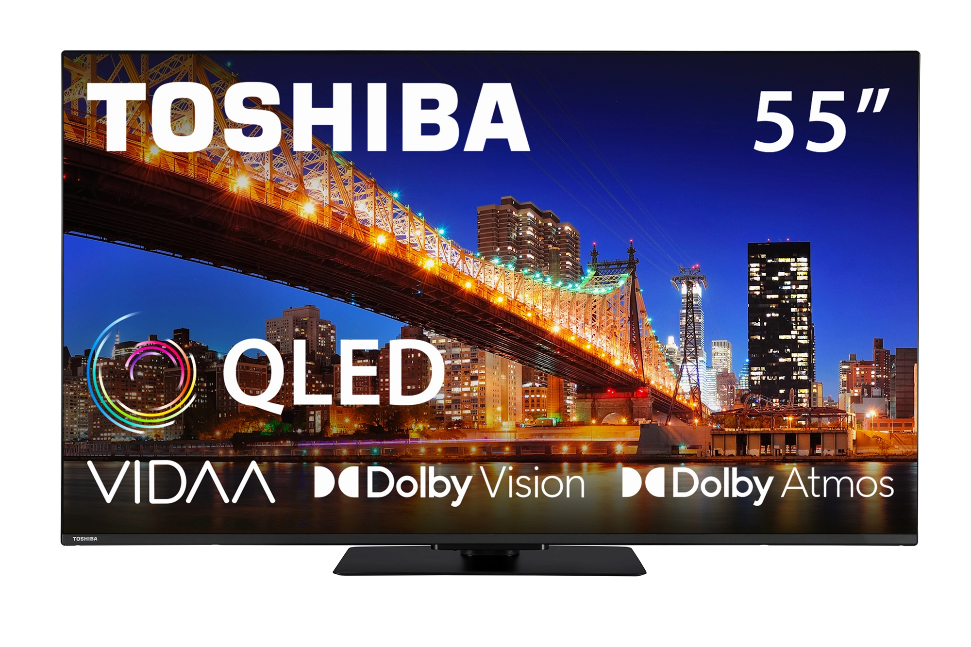 Telewizor Toshiba 55QV3F63DG 55" QLED 4K Smart TV VIDAA Dolby Vision Dolby Atmos HDMI 2.1 DVB-T2