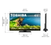 Telewizor Toshiba 65UV3F63DG 65" LED 4K Smart TV VIDAA Dolby Vision Dolby Atmos HDMI 2.1 DVB-T2