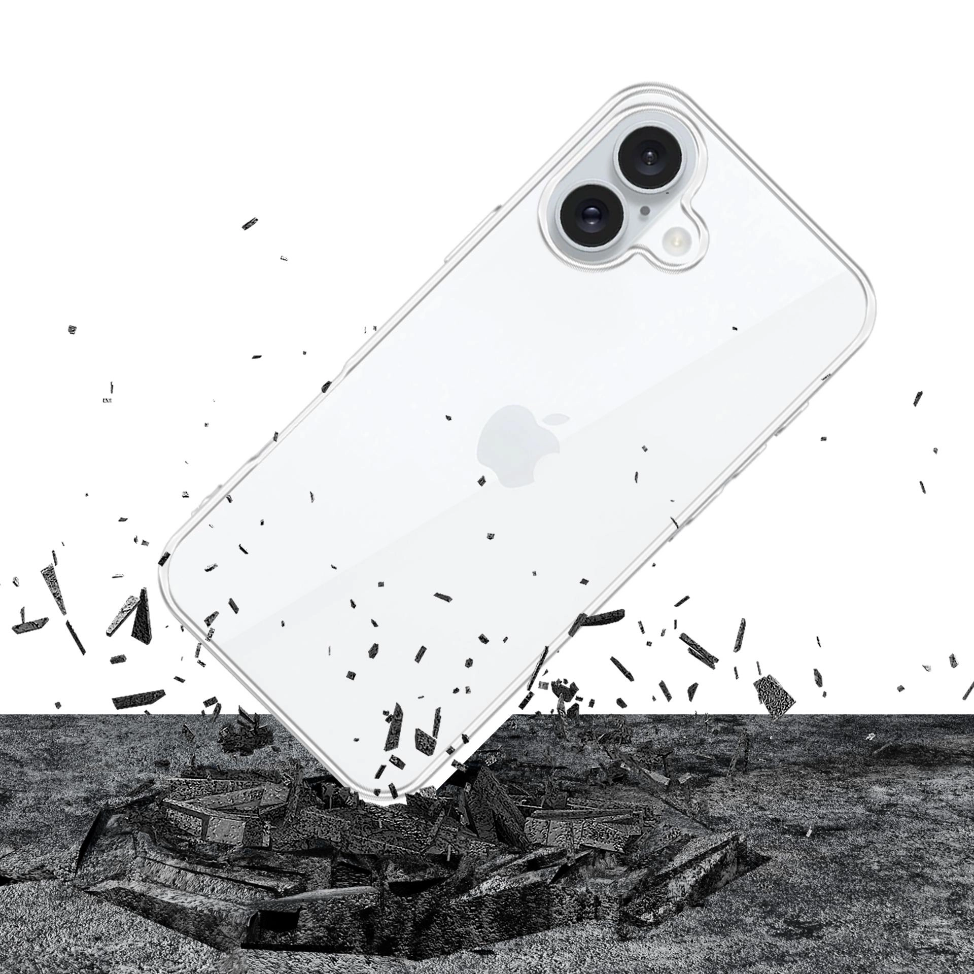 Etui 3mk Clear Case do iPhone 16 Plus Przezroczysty
