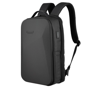 Plecak na laptopa QUALO QPS-W-USB-01 wodoodporny 15,6" Czarny