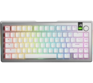 Glorious GMMK 3 Pro Wireless 75% Srebrny