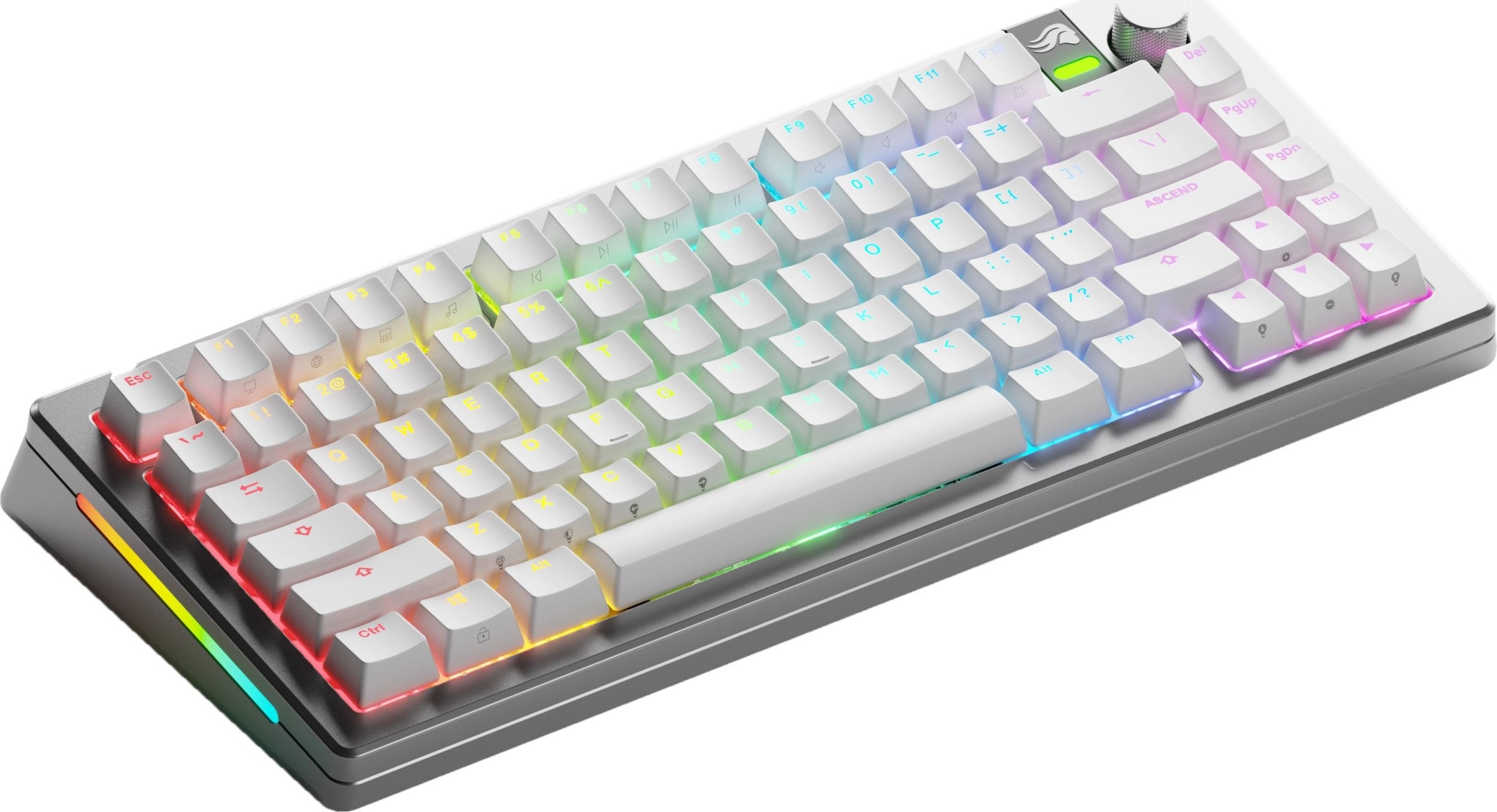 Klawiatura mechaniczna Glorious GMMK 3 Pro Wireless 75% Srebrny